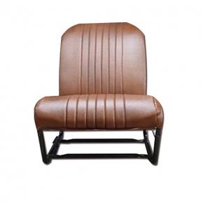 Complete seat front right (beige rayé)