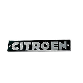 Citroen Emblem silber/schwarz für Stoßstange (altes Modell)