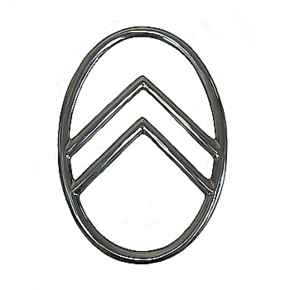 Emblem Citroen Oval Alu